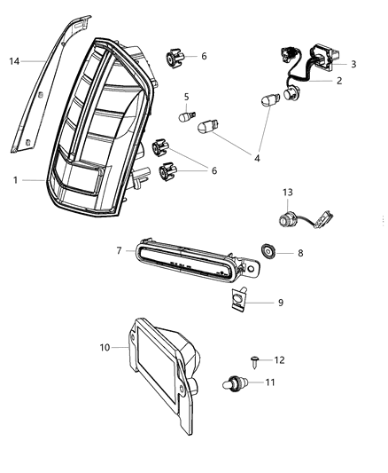 Gasket Tail Lamp