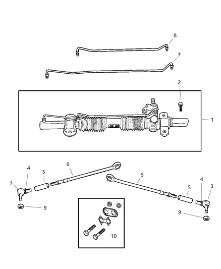 Sleeve Kit Tie Rod