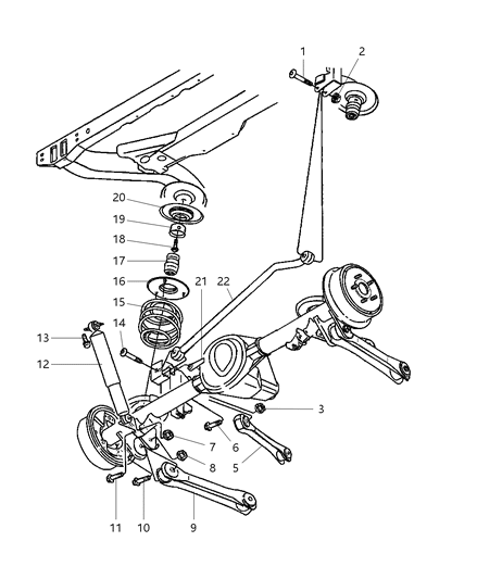 Shock Absorber Suspension Rear