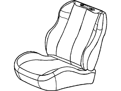 New 2004 Fits Chrysler Grand Cherokee Frame-Front Seat - Part # 4856470AB