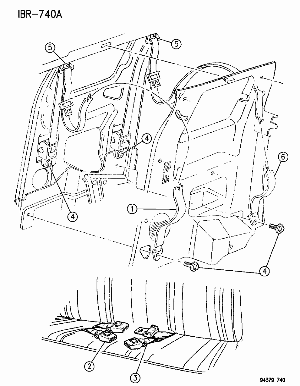 Seat Belt, Buckle & Buckle