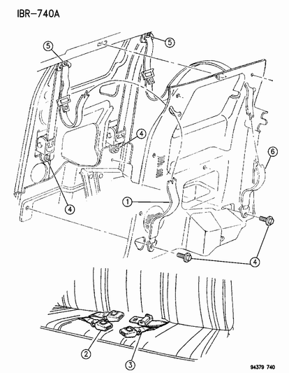 Seat Belt, Buckle & Buckle