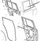 Weatherstrip Rear Door Mounted
