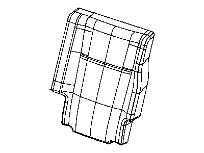 Cover Seat Back 40% Plastic Cover