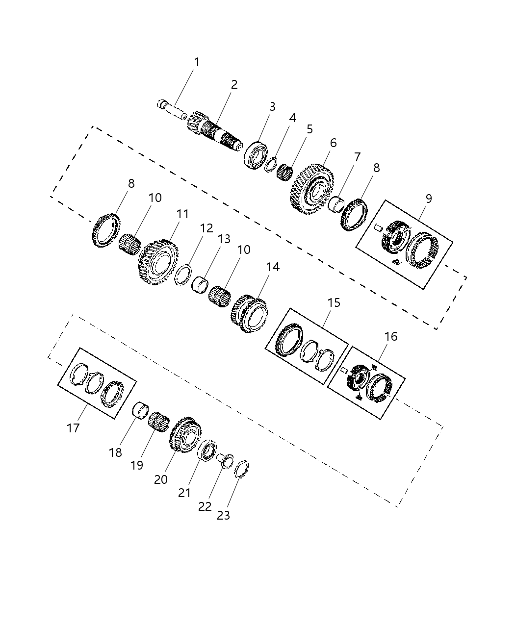 Countershaft Transmission Lower