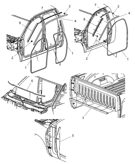 Retainer Bodyside Seal