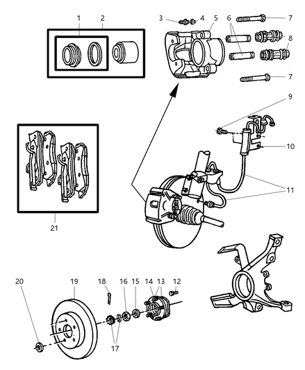 Bracket, Speed Sensor, Right