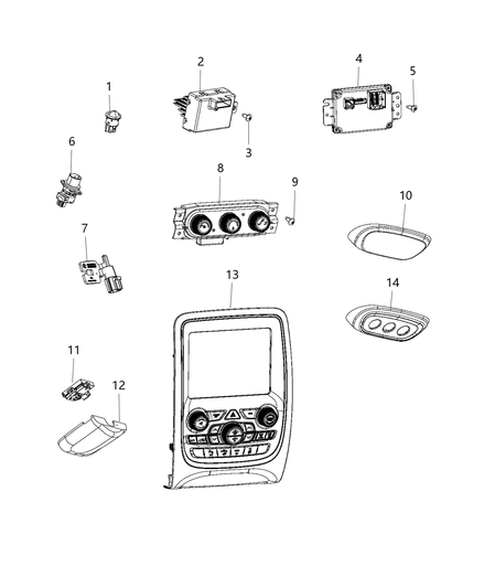 Center Stack Vehicle Feature Controls