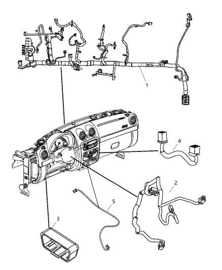 Wiring Instrument Panel Jumper