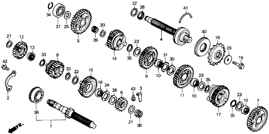 Washer, Spline (25X1.2)