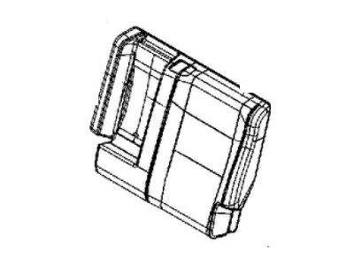 New 2018 Fits Chrysler Grand Cherokee Rear Seat Back Cover - Part # 6RT07DX9AA