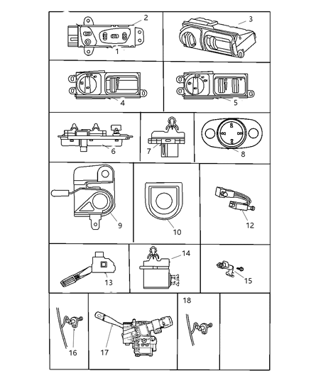 Switch Headlamp And Fog Lamp