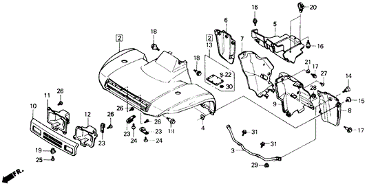 Cover, L. Headlight