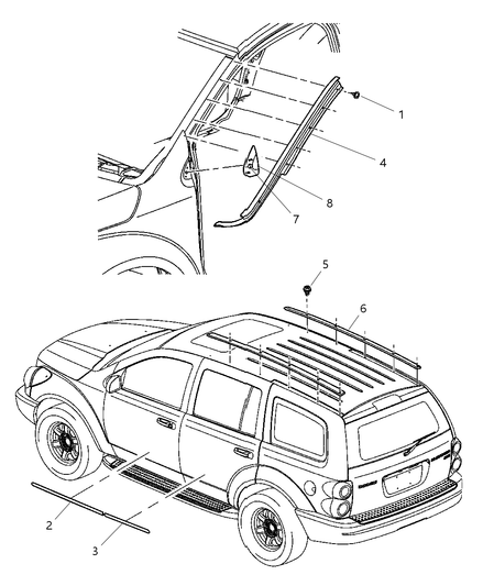 Molding Rear Door