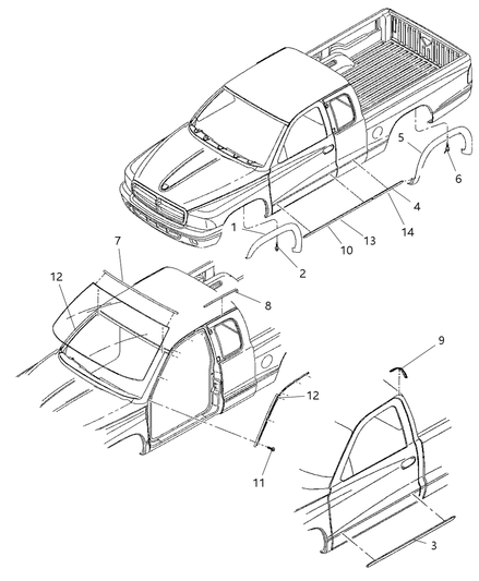 Molding Roof Joint