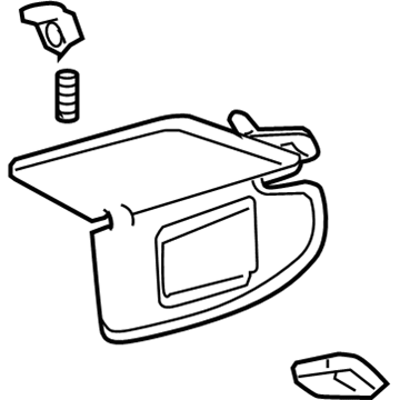 Visor Assy - Sun