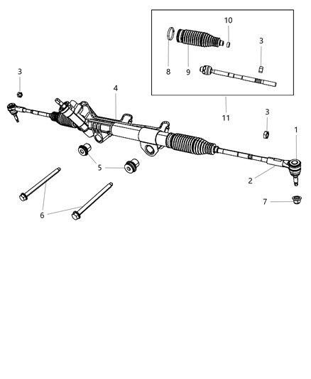 Tie Rod Kit Inner End