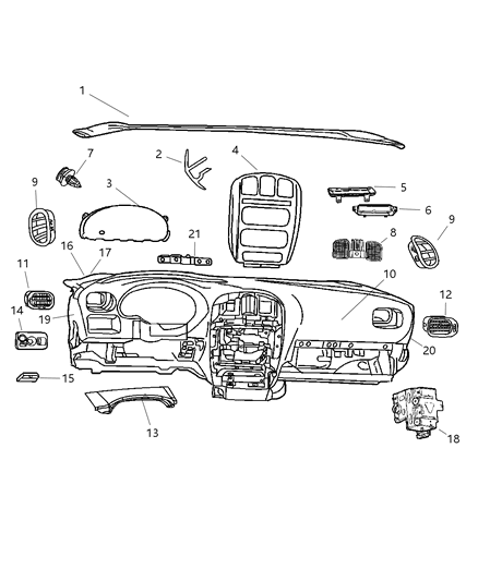 Panel Instrument Panel