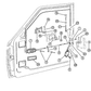 Link, Door Lock Cylinder To Latch