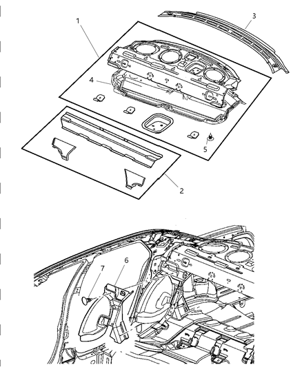Silencer Rear Shelf