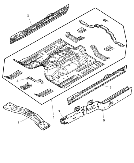 Crossmember Front Seat Retention