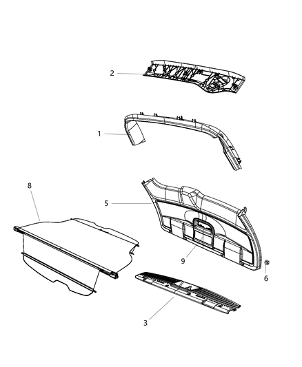 Molding Liftgate