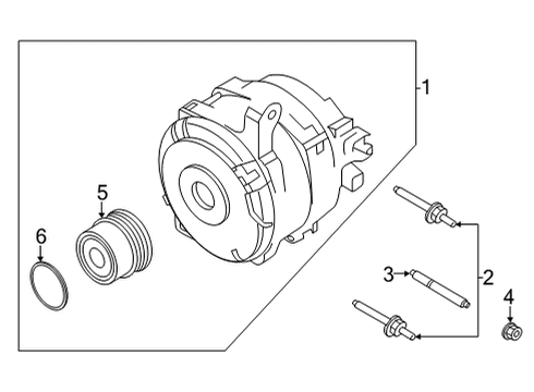 Alternator Nut