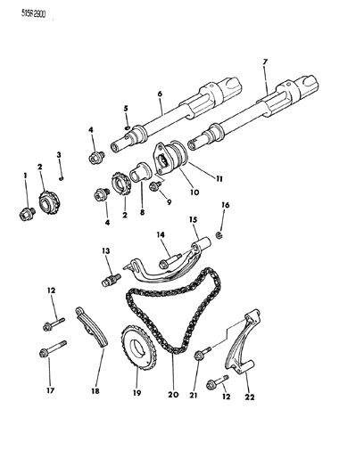 Chrysler - Guide, Chain B - Part # MD021156