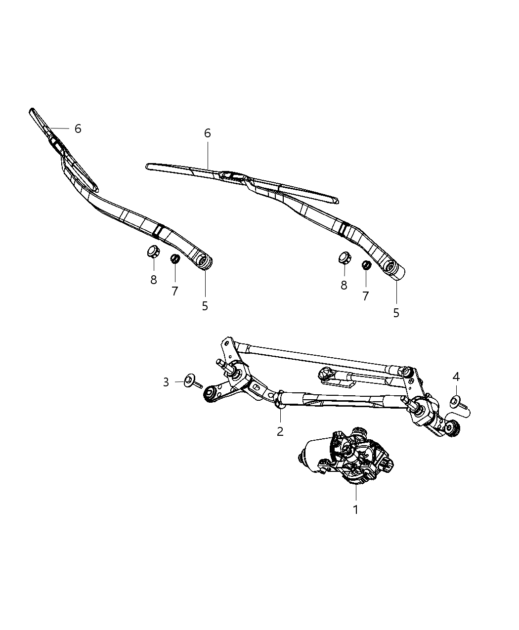 Arm Front Wiper