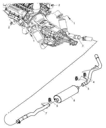 Pipe And Resonator Exhaust