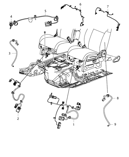 Wiring Seat Back