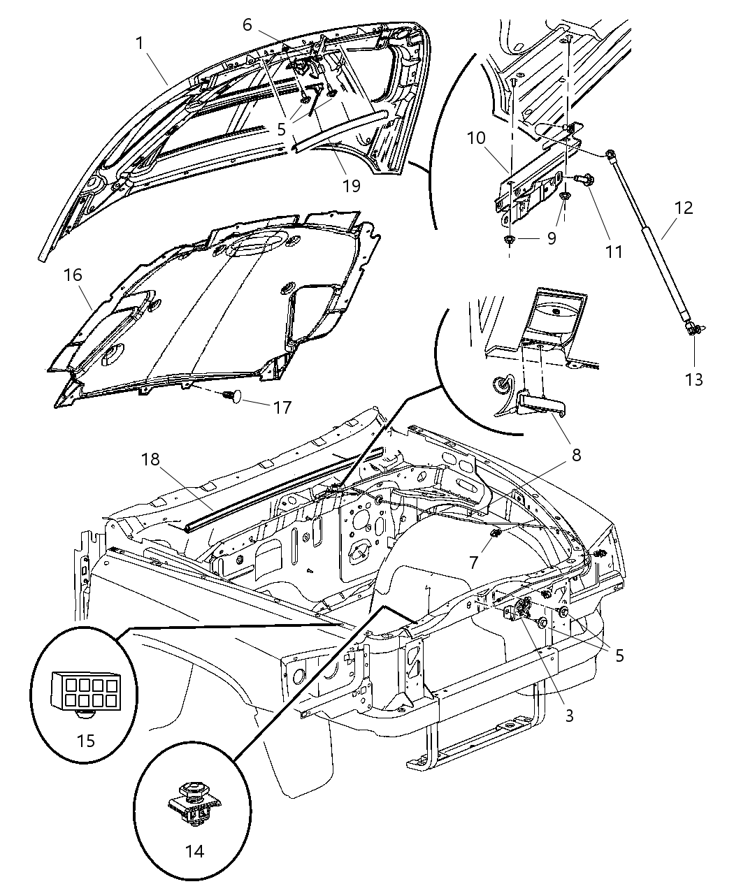 Striker Hood Latch