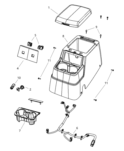 Bezel Heated Seat Switch