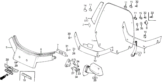 Patch, L. Windscreen