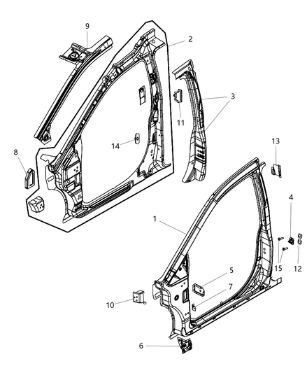 Panel Body Side Aperture Front Inner
