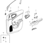 Armrest Front Door Trim