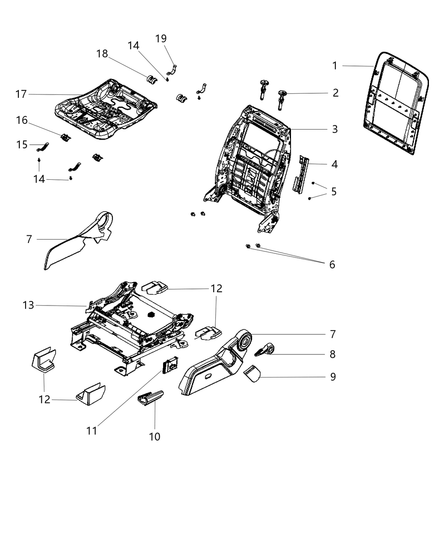 Panel Seat Back