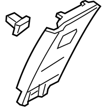 Upper Center Pillar Trim