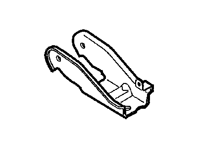 Mitsubishi: Genuine OEM Factory Original, Bracket T/M Case Roll St  - Part #  MB936593
