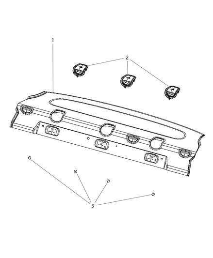 Panel Rear Shelf