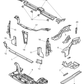 New OEM Genuine Plymouth, Right Radiator Support Tie Bar Bracket - Part # 4783482AC