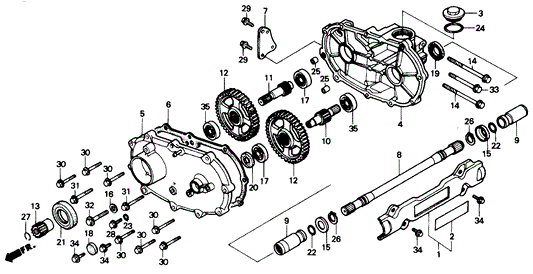Driveshaft, Fr.