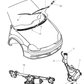 New OEM Genuine Plymouth, Left Windshield Wiper Arm - Part # 5014793AB