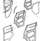 New Fits Chrysler Weatherstrip-Rear Door Belt Inner - Part # 55360953AD