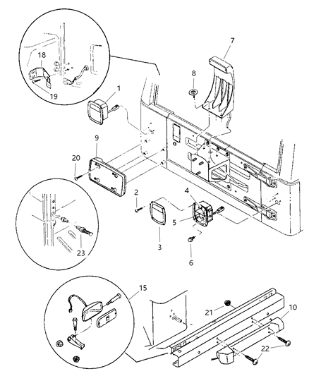 Bracket License Mounting