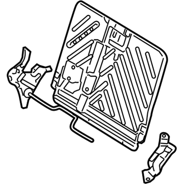 Frame - Rear Seat Back Retaining