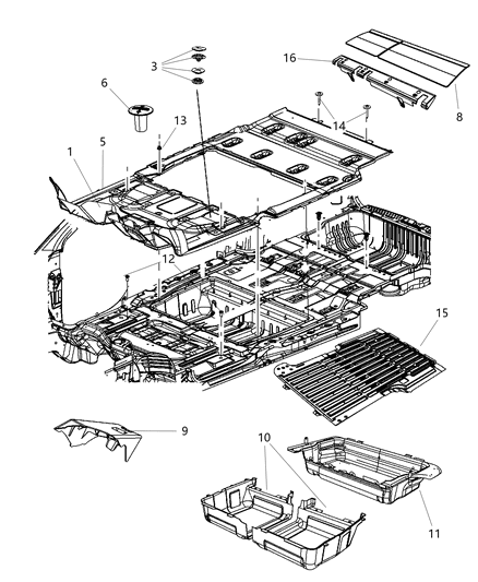 Insert Floor Tub