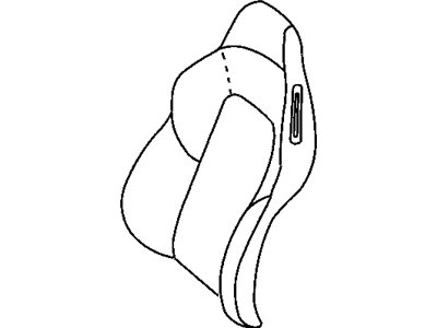Cover Front Seat Back The Strap Behind The Headrest Is Serviced With The Cover Only