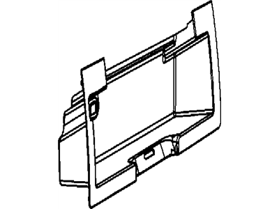 New 2010-2012 Fits Chrysler 1500 Glove Box-Glove Box - Part # 1NL99GTVAA