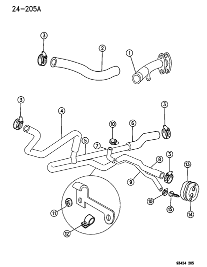 Hose, Water Pump Return